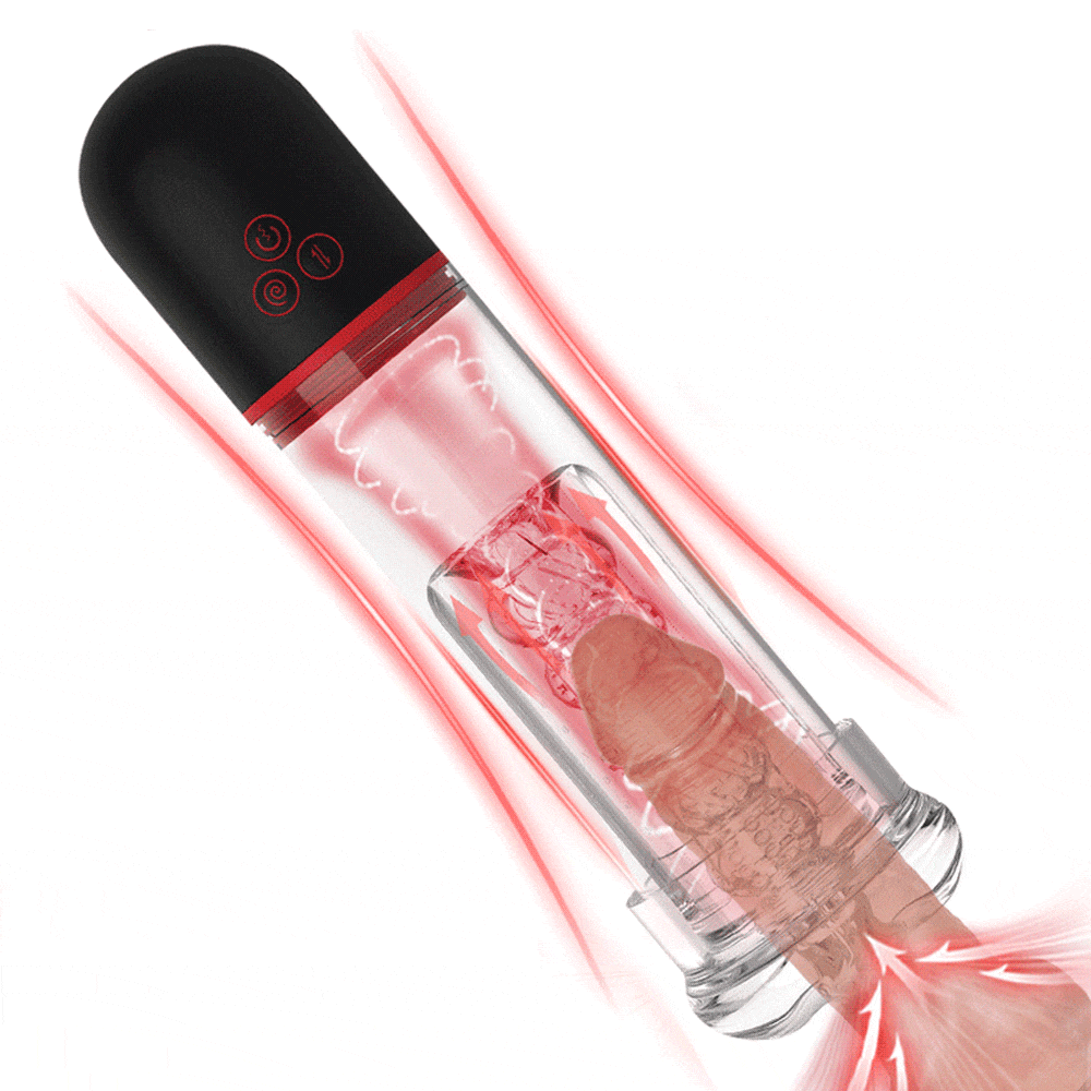 SoloSonic 9 Vibrating Sucking Transparent Electric Masturbation Cup Visual Experience Silicone Soft Suction Male Stroker – product view 14