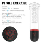 SoloSonic 9 Vibrating Sucking Transparent Electric Masturbation Cup Visual Experience Silicone Soft Suction Male Stroker – product view 9