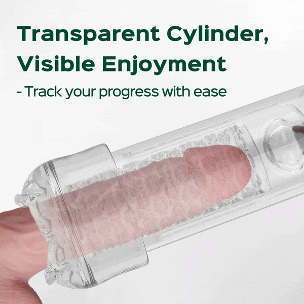 SoloSonic 9 Vibrating Sucking Transparent Electric Masturbation Cup Visual Experience Silicone Soft Suction Male Stroker – product view 2