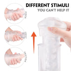 SoloSonic 9 Vibrating Sucking Transparent Electric Masturbation Cup Visual Experience Silicone Soft Suction Male Stroker – product view 10