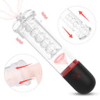 SoloSonic 9 Vibrating Sucking Transparent Electric Masturbation Cup Visual Experience Silicone Soft Suction Male Stroker – product view 11