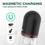 SoloSonic 9 Vibrating Sucking Transparent Electric Masturbation Cup Visual Experience Silicone Soft Suction Male Stroker – product view 4