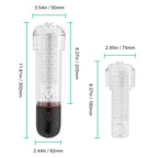 SoloSonic 9 Vibrating Sucking Transparent Electric Masturbation Cup Visual Experience Silicone Soft Suction Male Stroker – product view 6
