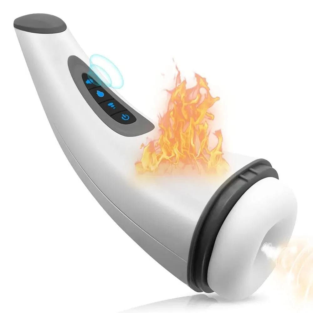SparkSolo 7 Vibration 3 Sucking Smart Heating Automatic Male Stroker Hands Free Blowjob Pleasure Realistic Textured Ultra-Soft Blowjob Toy – product view 8