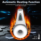 SparkSolo 7 Vibration 3 Sucking Smart Heating Automatic Male Stroker Hands Free Blowjob Pleasure Realistic Textured Ultra-Soft Blowjob Toy – product view 5