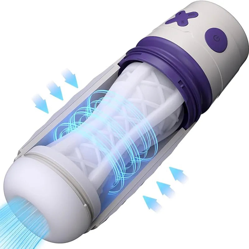 7 Types Of Vibration Thrusting And Sucking APP Remote Control Male Stroker – product view 2