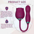 The Rose Vibrator for Women with Retractable Vibrating Egg – product view 5