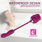 The Rose Vibrator for Women with Retractable Vibrating Egg – product view 7