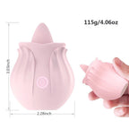 Rose Vibrator Series with Vibrating Tongue Vibrating Suction Sex Toys – product view 6