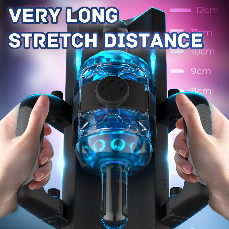 2026 Newest Uxol Cannon King Telescopic Super-long Troke Automatic Male Stroker With Handle – product view 4