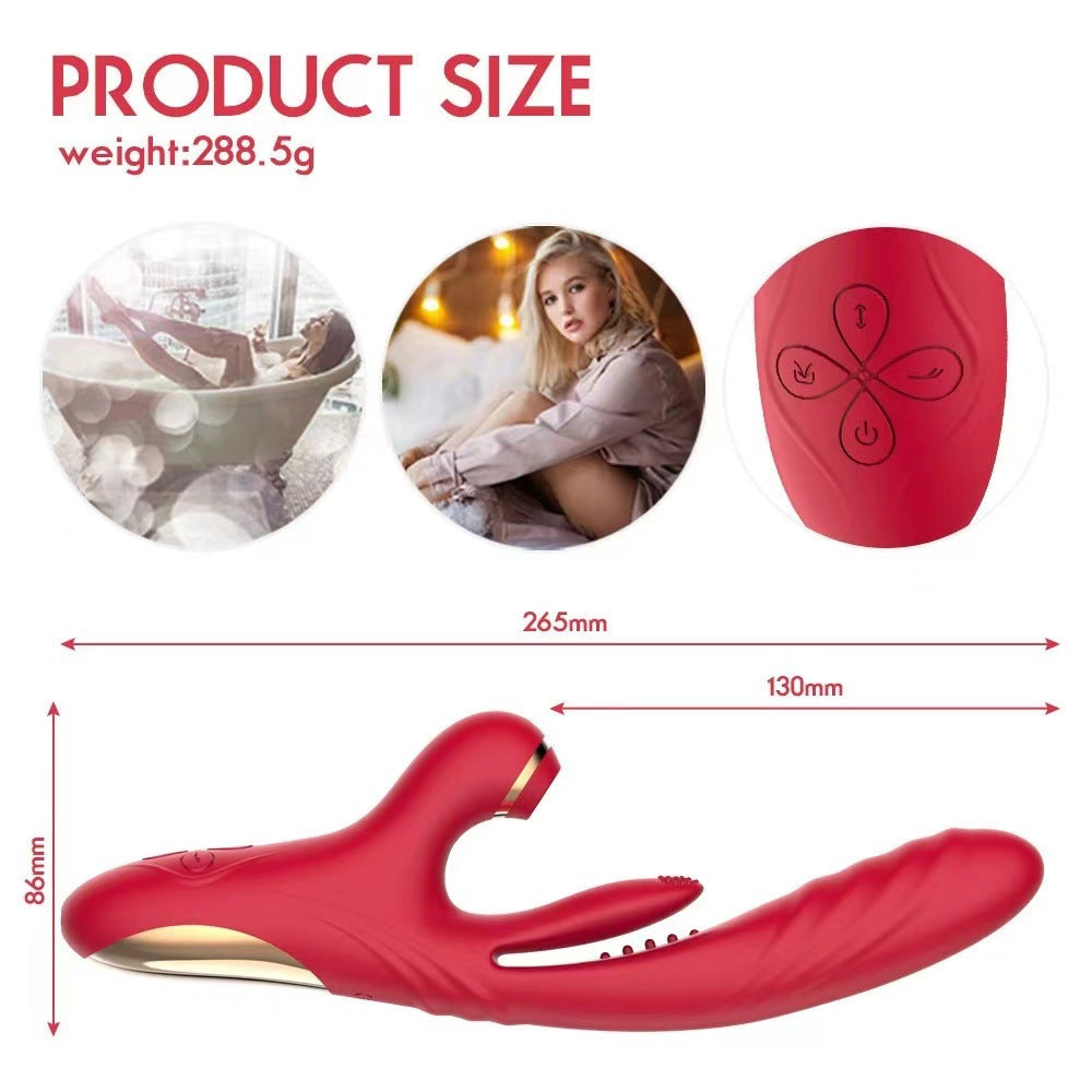G-Spot Stimulator Suction Tapping Thrusting Dildo Sex Toy – product view 6
