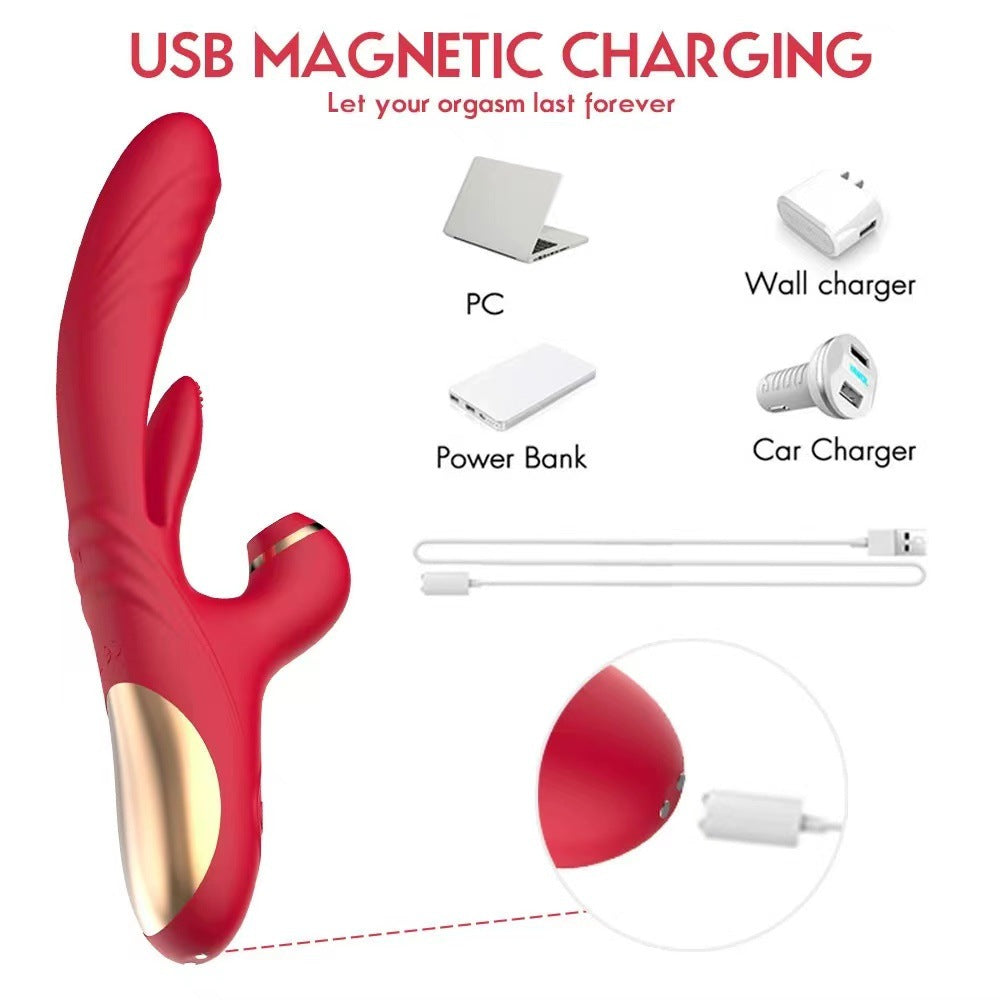 G-Spot Stimulator Suction Tapping Thrusting Dildo Sex Toy – product view 7