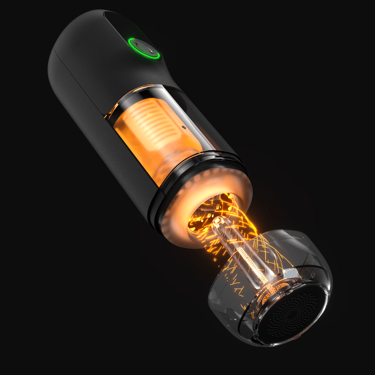 Black Hole Pro 4 Vibrating Stepless Speed Retractable Male Masturbation Cup — product image 4