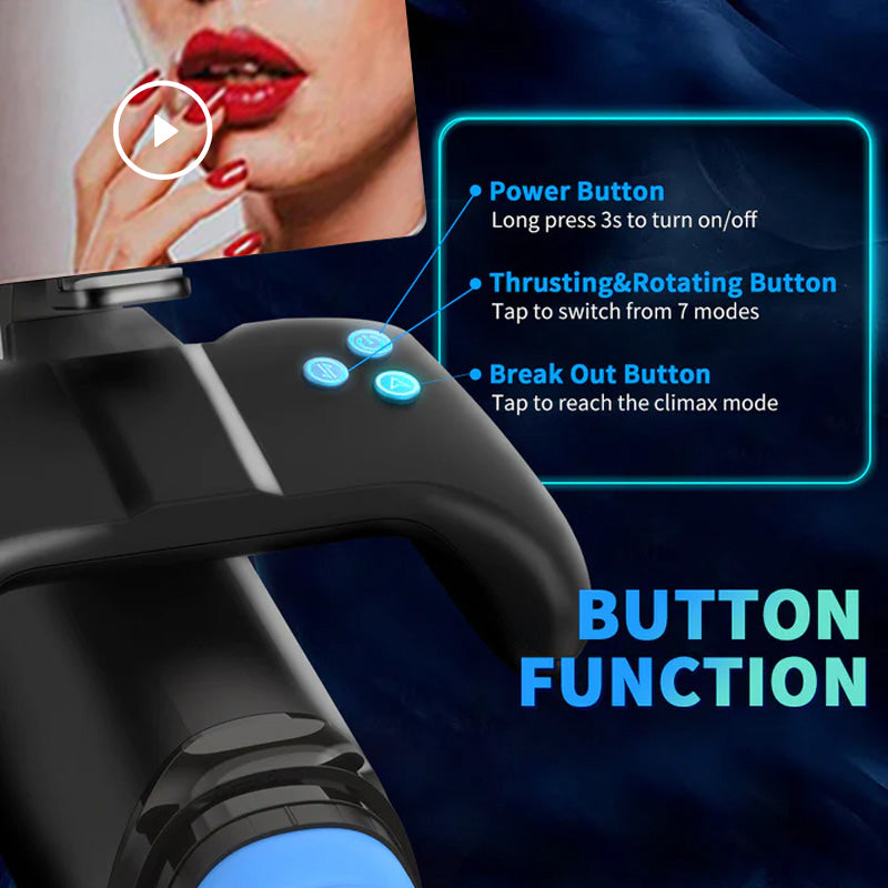UXOL-7-Frequency Suction & 7-Frequency Vibration Heating Male Stroker – product view 10