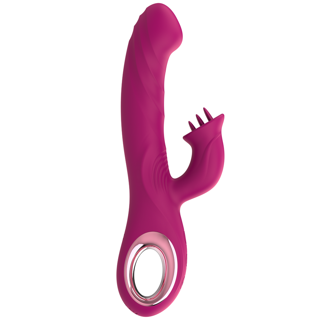 Revel Rabbit dual-action vibrator side view | AnneToys