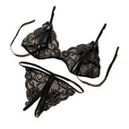 Uxol Women's Sexy Lace Sheer Panties Bra Panty Set - Combo of 2 – product view 6