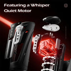 Victor - 3 in 1 Male Stroker 9 Vibrating & 8 Thrusting Modes & 2 Heating Levels Male Sex Toys – product view 4