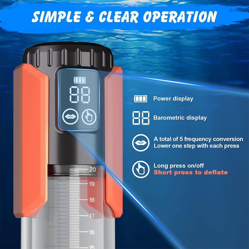 Waterproof Vacuum Extension Pump Penis Training Male Stroker – product view 3