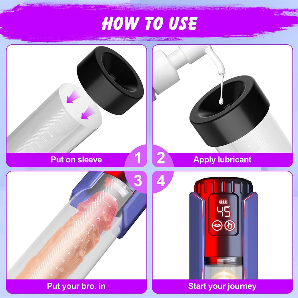 Waterproof Vacuum Extension Pump Penis Training Male Stroker – product view 13