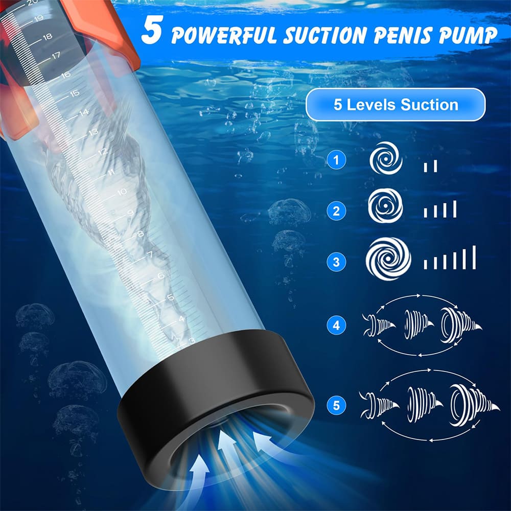 Waterproof Vacuum Extension Pump Penis Training Male Stroker – product view 2