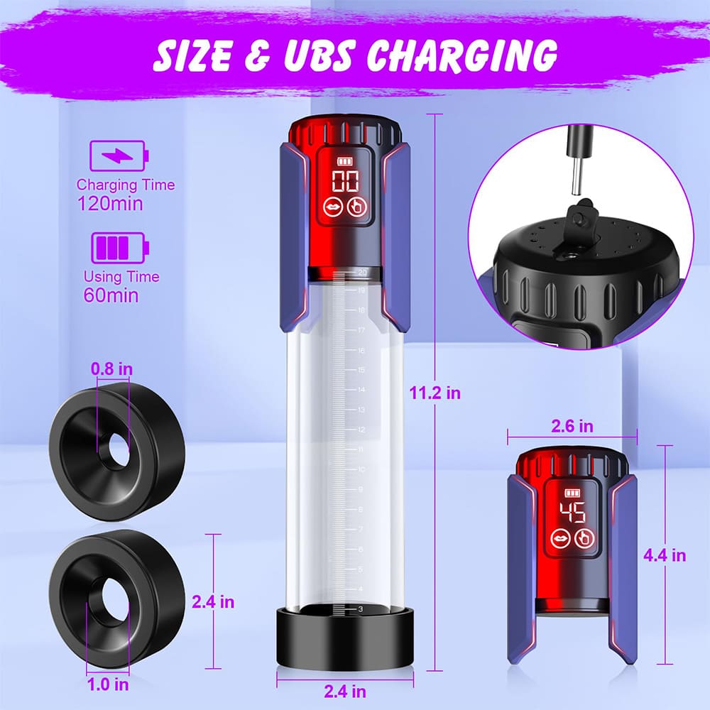 Waterproof Vacuum Extension Pump Penis Training Male Stroker – product view 14