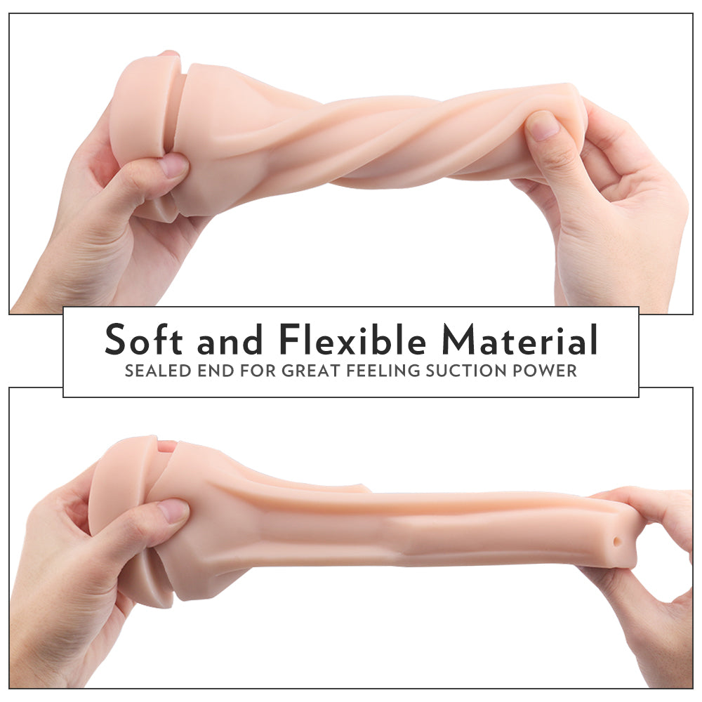 9 Vibrating & Sucting Stroker Cup 3D Realistic Blowjob Toy – product view 6