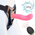 Wireless Remote Control Charging Female Wearable Silicone Vibrator Dildo – product view 2