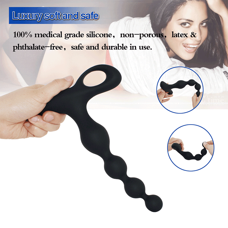 Wireless remote control prostate massager silicone anal plug – product view 4