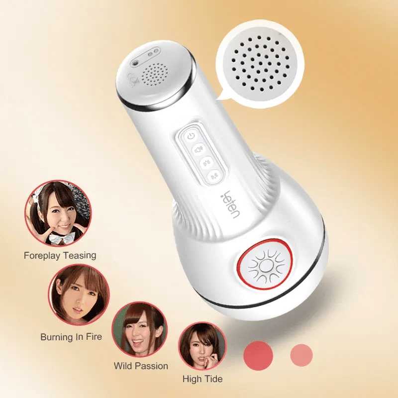 Leten IV 10 Vibrating & Sucking Male Stroker With Heated Voice – product view 8