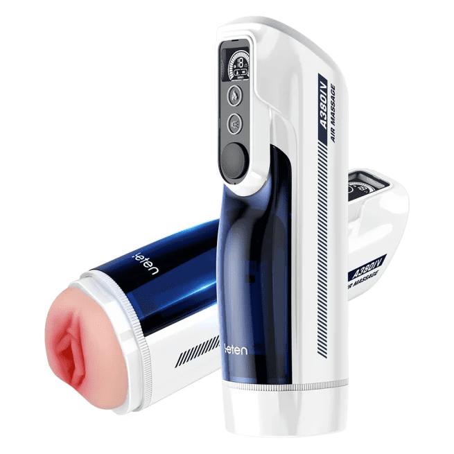 Leten A380 IV Generation 10 Frequency Telescopic Vibration Smart Heating Male Stroker Toy – product view 2