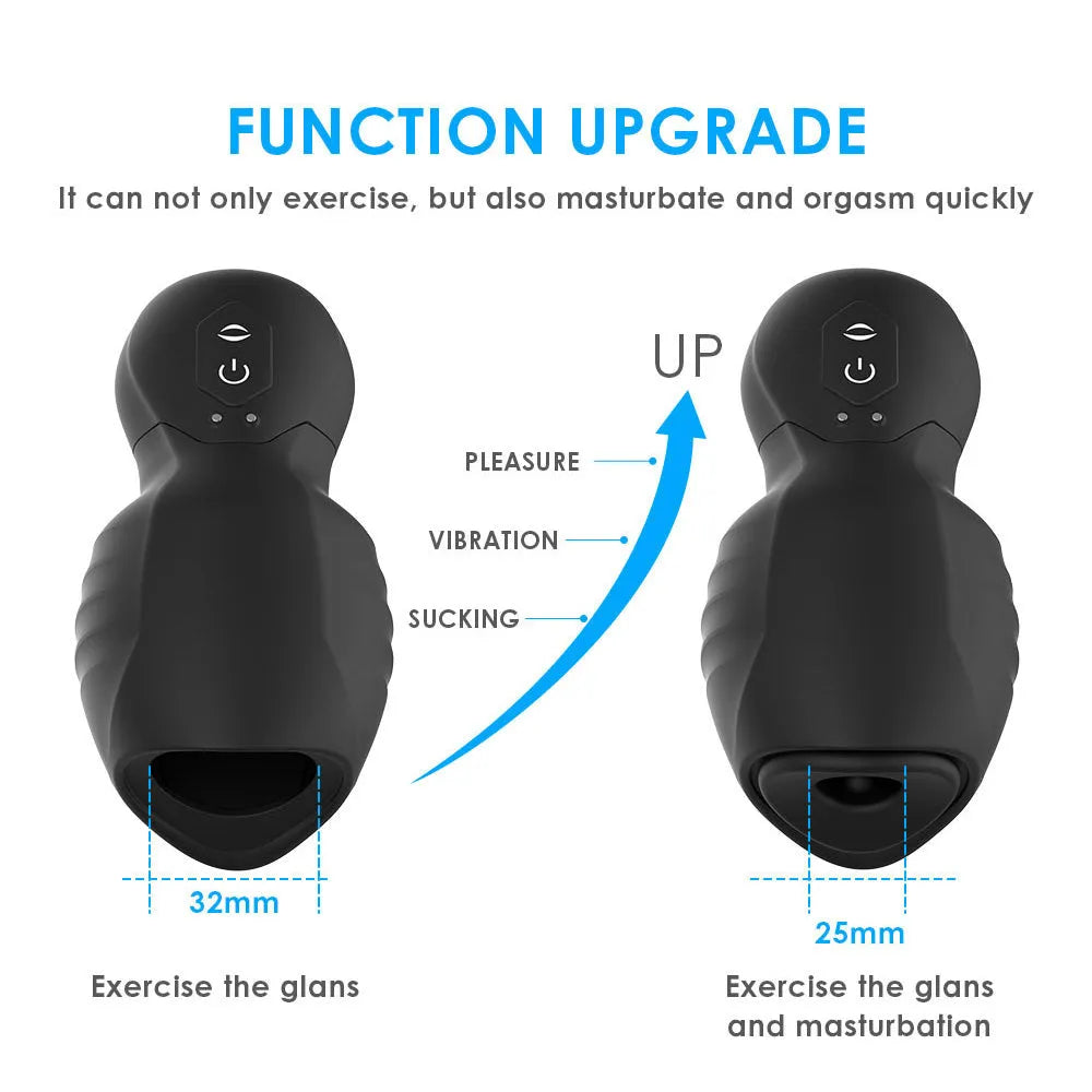 UltraDriveⅡ 7 Vibration 3 Sucking Male Stroker Penis Trainer Super Pleasure Glans Trainer – product view 3