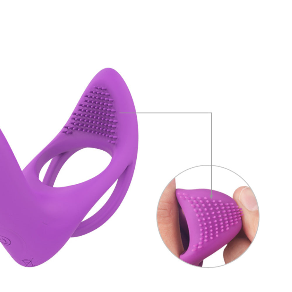 9 Frequency Silicone Vibrating Dildos with Vibrating Penis Ring – product view 7