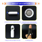 Uxol Silicone Textured Erection Transparent Vibrating Penis Sleeve – product view 18