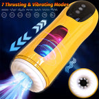 Fully Automatic Rotating And Sucking Telescopic Bumblebee Aircraft Male Stroker — product image 3
