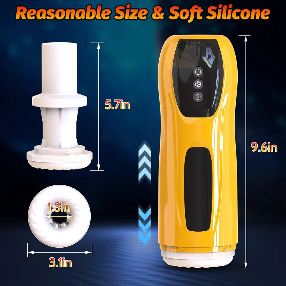 Fully Automatic Rotating And Sucking Telescopic Bumblebee Aircraft Male Stroker — product image 8