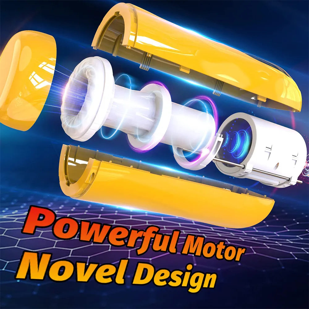 Fully Automatic Rotating And Sucking Telescopic Bumblebee Aircraft Male Stroker — product image 5