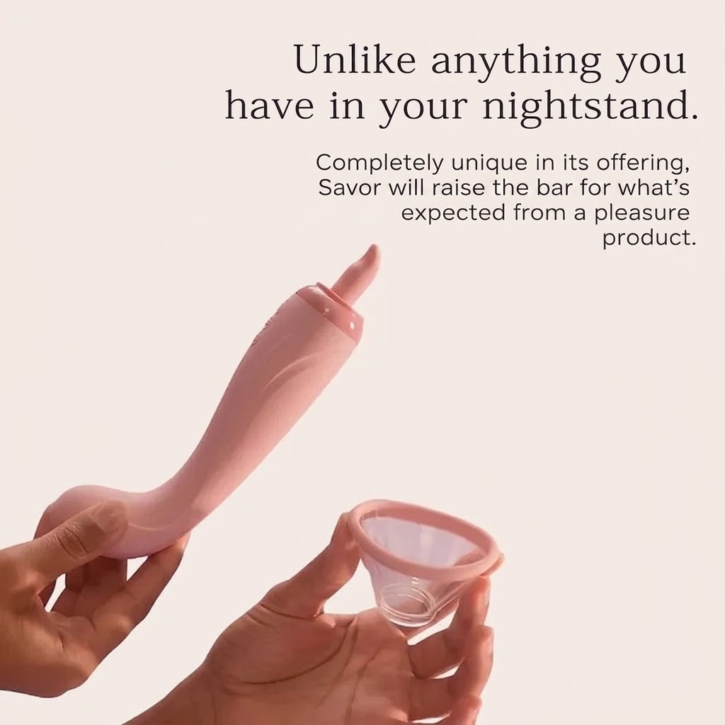 Savor - Oral-Like Wand with Suction & Flexible Positioning
