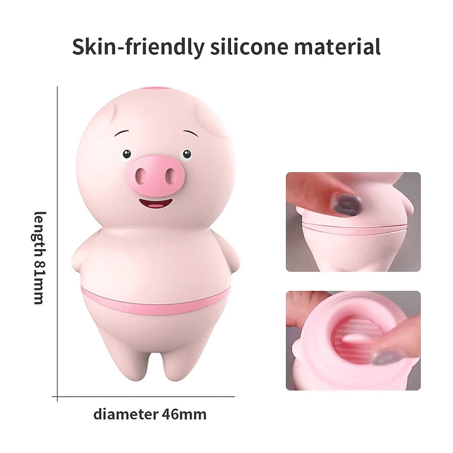 Cute Pig Tongue Licker Female Masturbator – product view 9