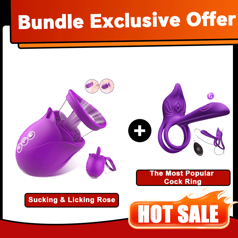 Vortex - 3-in-1 Upgraded Rose Toy Suction & Tongue