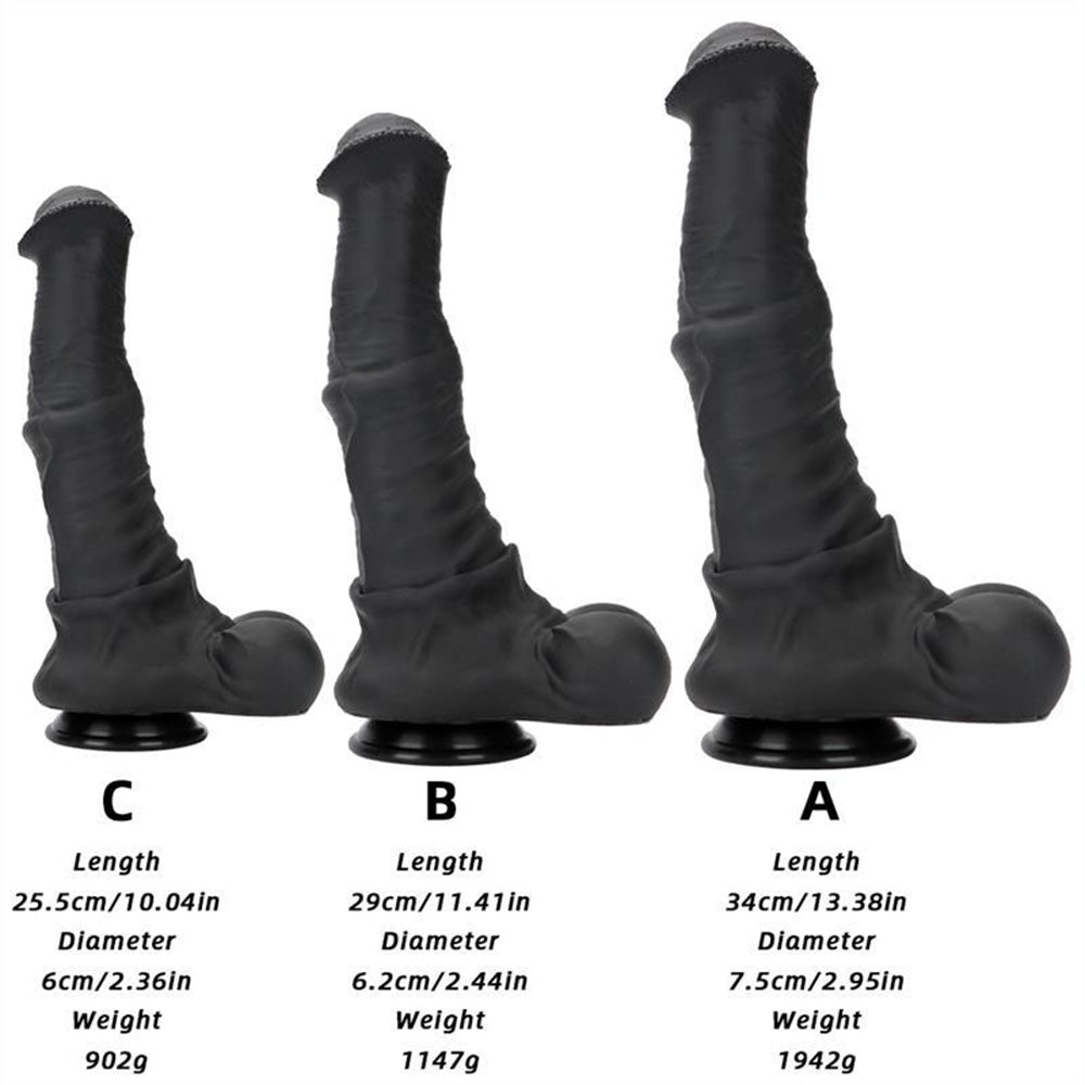 Oversized Liquid Silicone Simulation Giant Horse Dildo With Strong Suction Cup Base – product view 11
