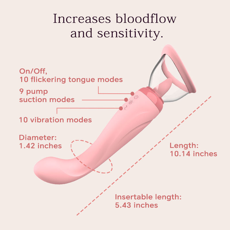 Savor - Oral-Like Wand with Suction & Flexible Positioning