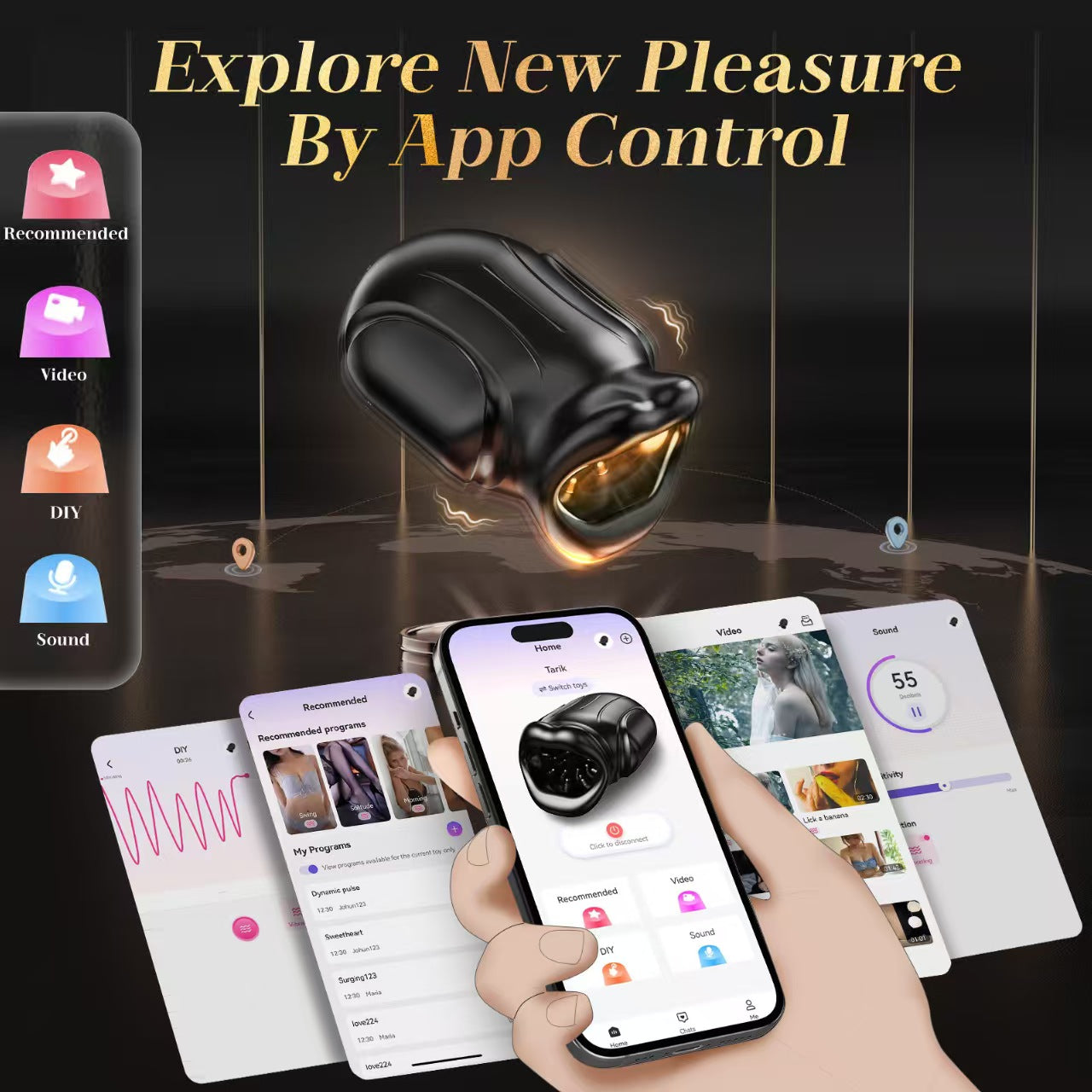 Mouthy - App-Controlled Male Masturbator 10 Lifelike
