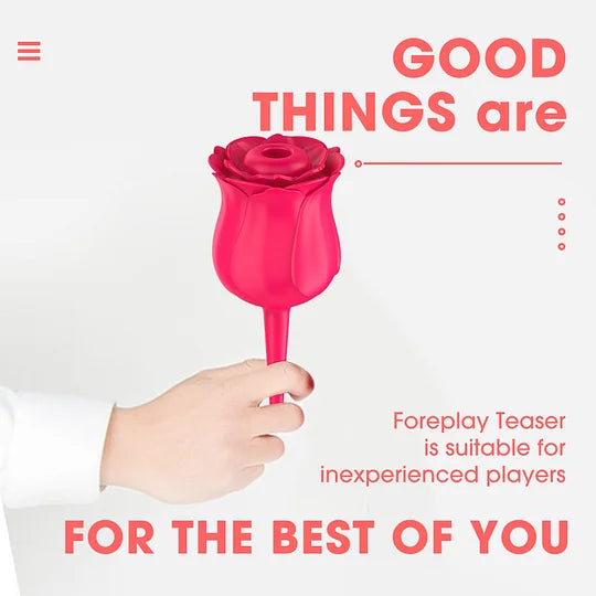 Rose Vibrater | Rose Suction Vibrator Female Masturbator – product view 4