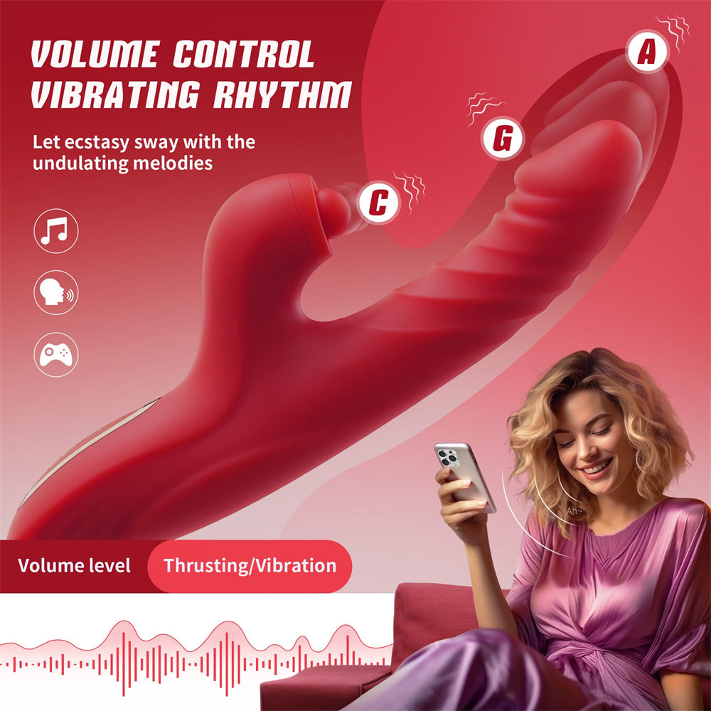 Seraphine - 3 in 1 App-Controlled Rabbit Massager