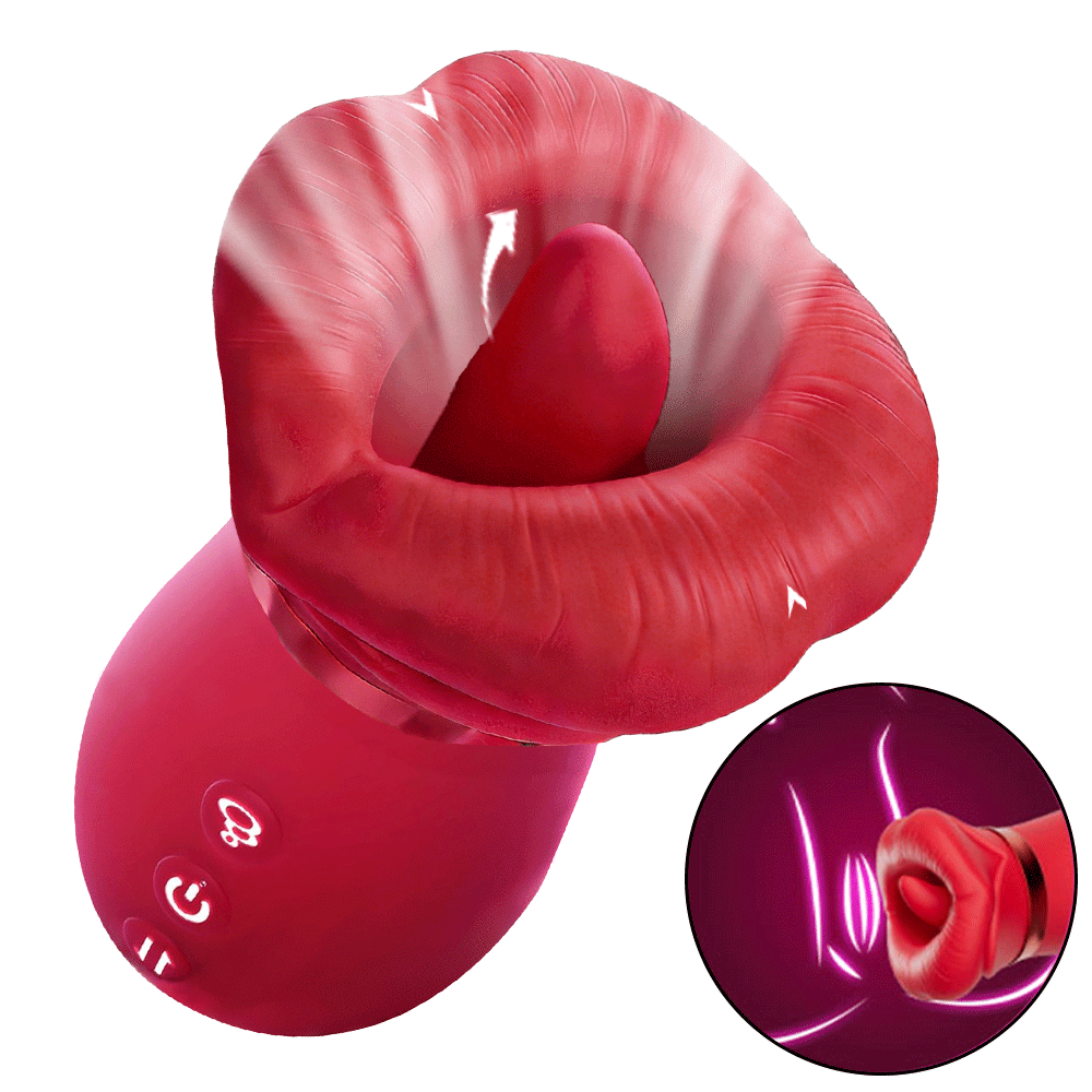 Elira - Intimate Massager with Tongue-Style Sensation - tongue vibrator featuring waterproof, quiet, rechargeable