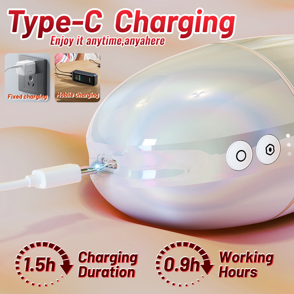 PearlShine Iridescent Soft Lip Suction Massager