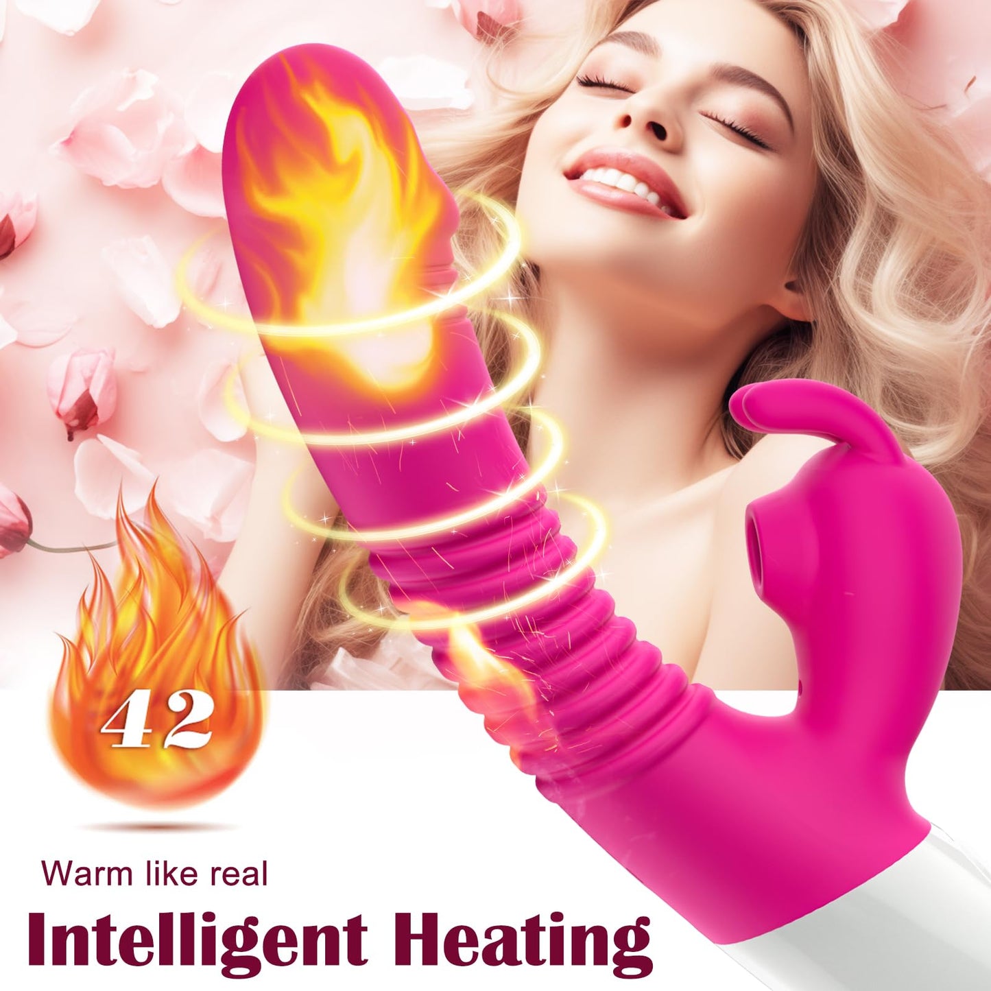 Flaris - Rabbit Massager with Heating Suction & G-Zone
