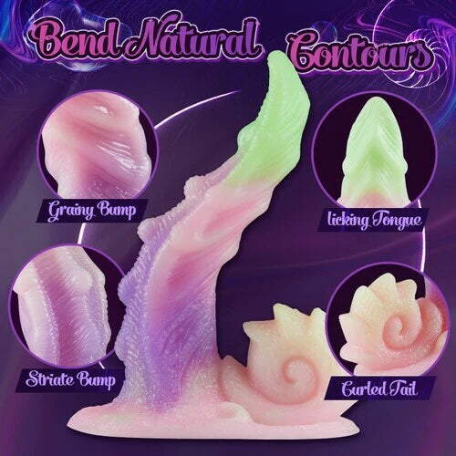 Huge Tentacle Dildo for Beginners Realistic Silicone Dildo 7.48 Inch – product view 3