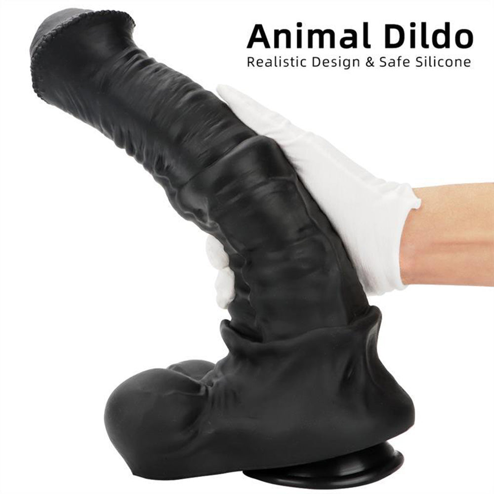 Oversized Liquid Silicone Simulation Giant Horse Dildo With Strong Suction Cup Base – product view 7