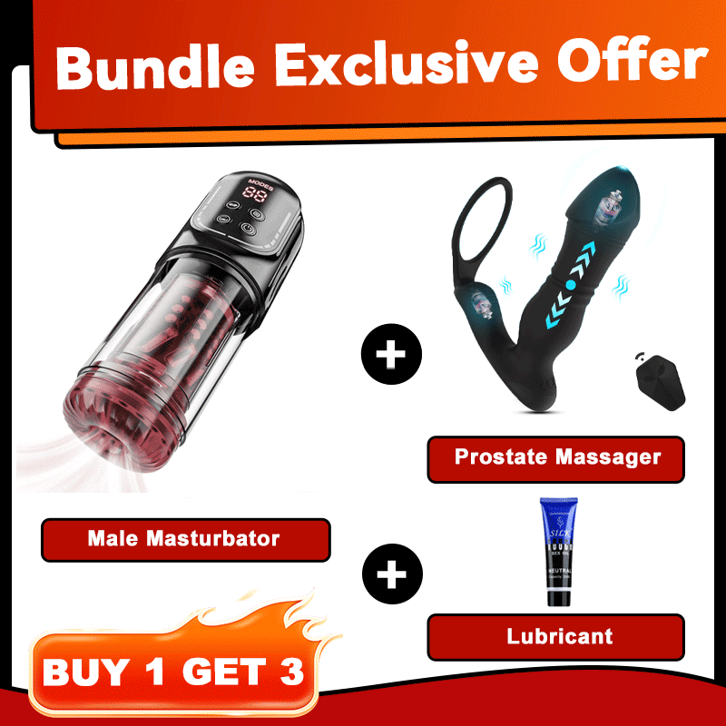 Crimson Veil - App Tongue Male Toy & Pump with Free Lube
